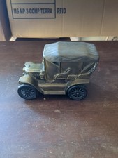 Banthrico 1910 Stanley Steamer Metal Car Coin Bank
