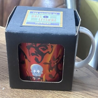 Vintage 1995 Warner Bros Elmer Fudd Faust Coffee Cup Arts Leisure Mug UNOPENED