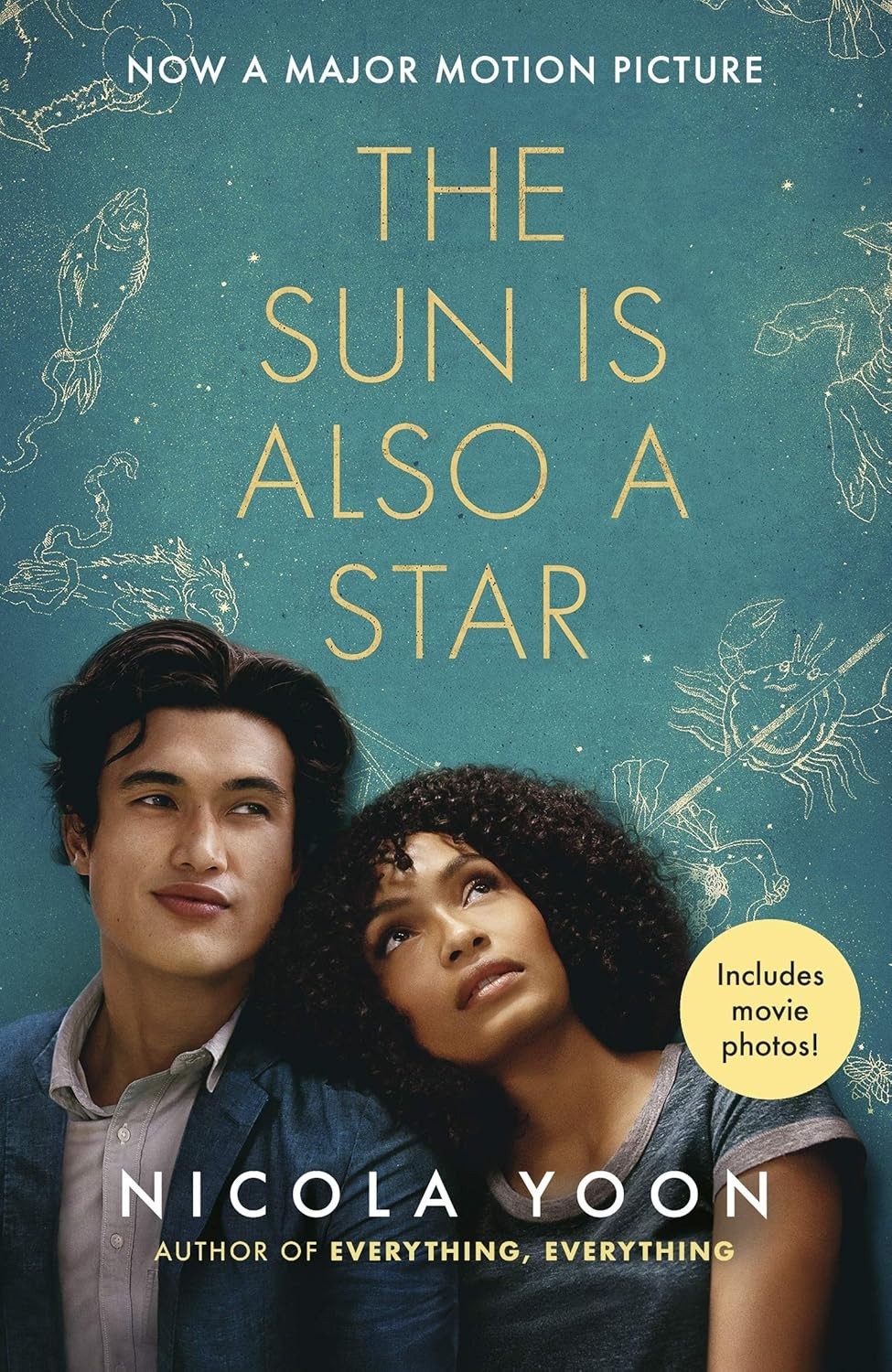 The Sun is also a Star  By Nicola Yoon NEW (Paperback) Film Tie in Book