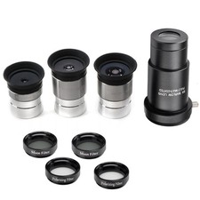 Complete Telescope Eyepiece Set - Multi-Coated Optics - 1.25 inch Eyepiece Se...