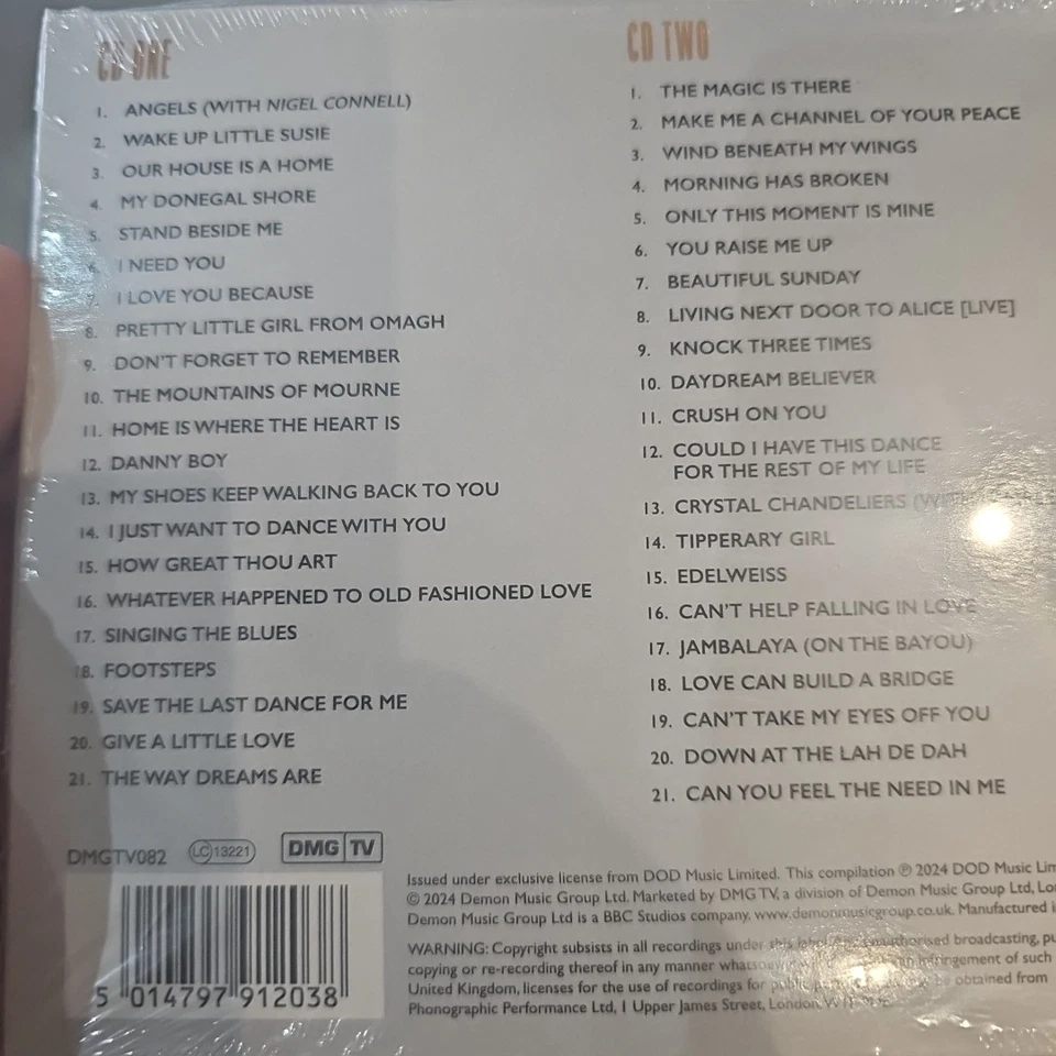 Through the Years: The Very Best of Daniel O'Donnell 2CD Album Brand New Sealed - Image 4 of 4