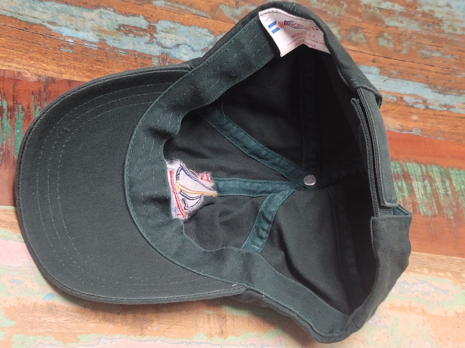 Black Adjustable Puerto Progreso Baseball Cap Hat… - image 5