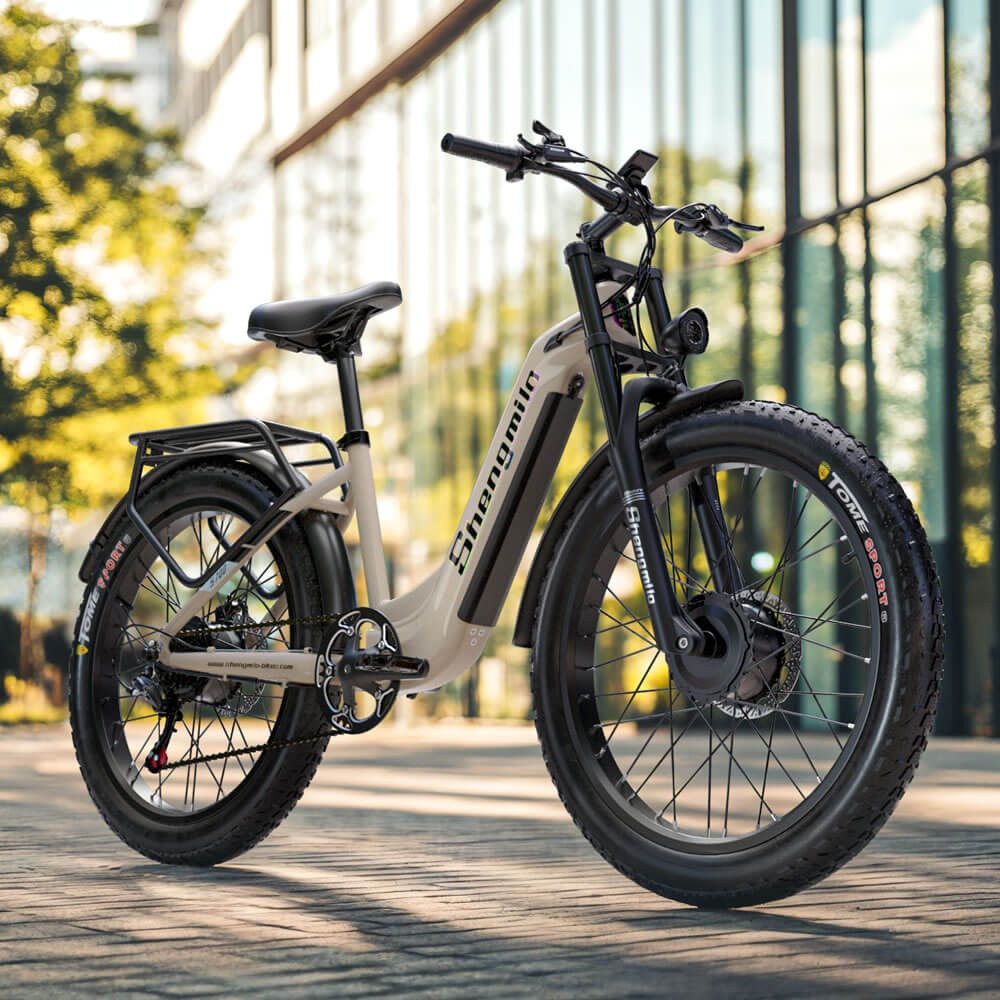 Dual Motor 2000W EBike 48V 17.5Ah 26" Fat Tire Mountain Electric Bike for Adults