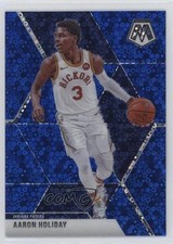 2019-20 Panini Mosaic Fast Break Blue Prizm 56/85 Aaron Holiday #7 3g6