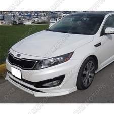 For 2011-2013 Kia Optima Painted White Front Bumper Lip Bodykit Spoiler Splitter