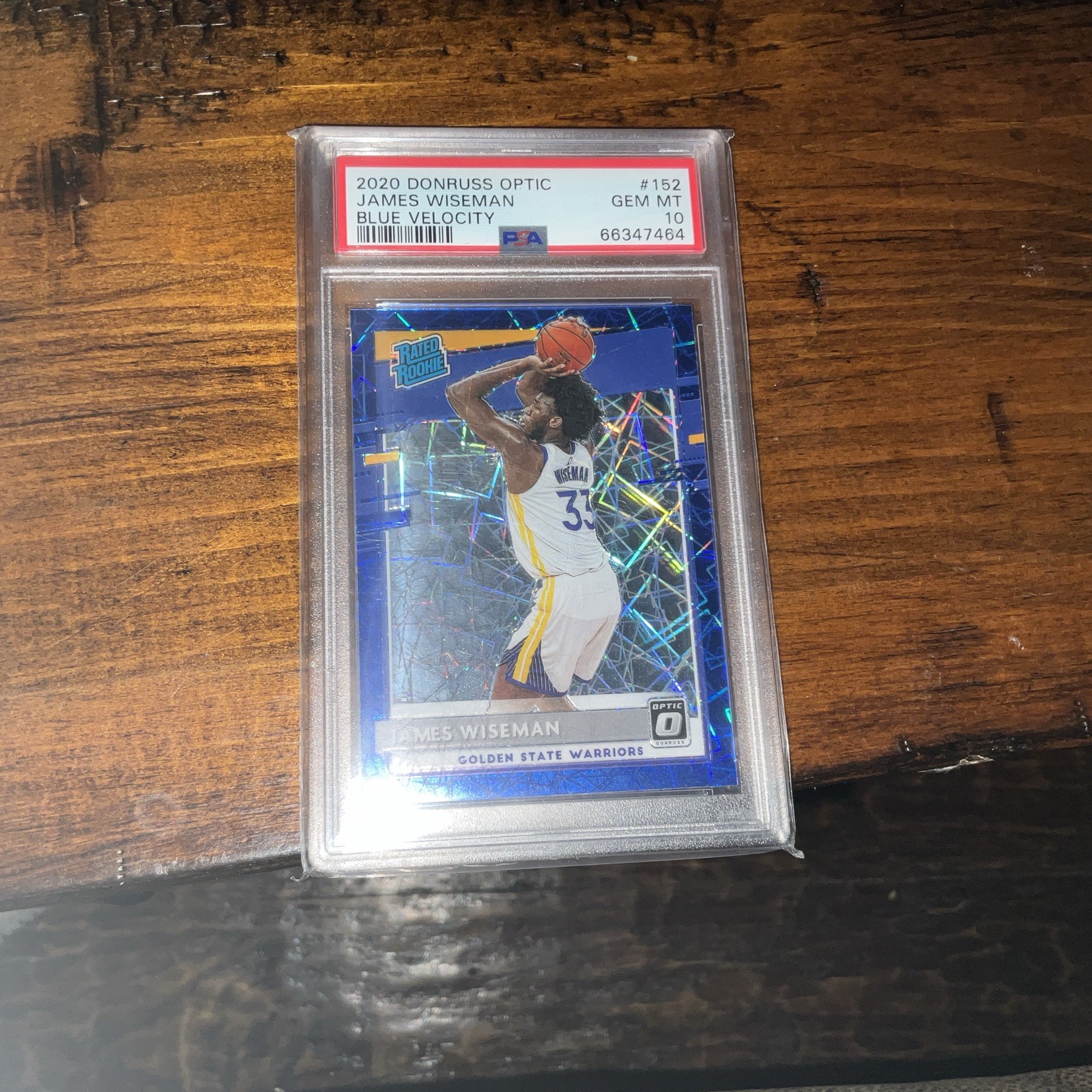 2020-21 Panini Donruss Optic - Rated Rookie James Wiseman #152 GEM MINT (RC)