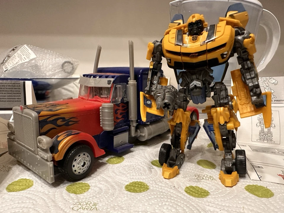 transformers hasbro Optimus Prime Bubble B Vendetta Del Caduto Vintage - Immagine 2 di 4