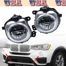 Fits Bmw X5 Sdrive35i Xdrive50i 2014-2018 Pair Fog Lights Lhrh New Fits Bmw X5 Sdrive35i Xdrive50i 2014-2018 Pair Fog Lights Lhrh New