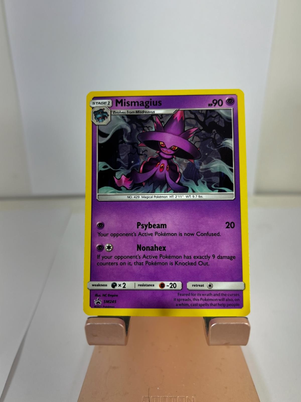 Mismagius - SM245 Promo Sun & Moon Promo Pokemon Near Mint