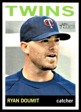 Ryan Doumit 2013 Topps Heritage #384 Twins MLB READ FREE SHIPPING AutographDen