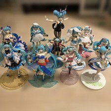 Hatsune Miku Figure Lot Racing Queen Bunny Girl Alice Kimono Stage Costume
