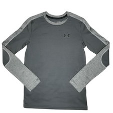 Under Armour ColdGear Youth Large L Dark Gray Long Sleeve Warm Shirt