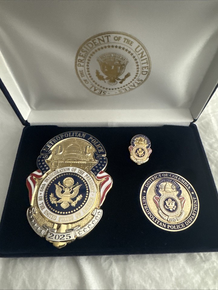 Donald Trump 2024 Presidential Inauguration Badge Set of 3 Metropolitan ...