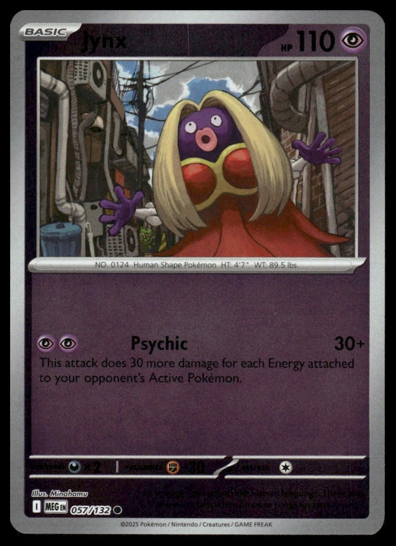 Jynx ME01: Mega Evolution #057/132 Reverse Holo NM