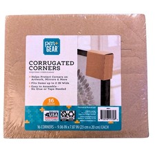 Picture Frame Corner Protectors Artwork Mirrors Corrugated 3 Packs 48 Total