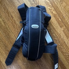 Baby Bjorn Original Baby Carrier Easy Use Classic Design Black Cotton 8-25 lbs.