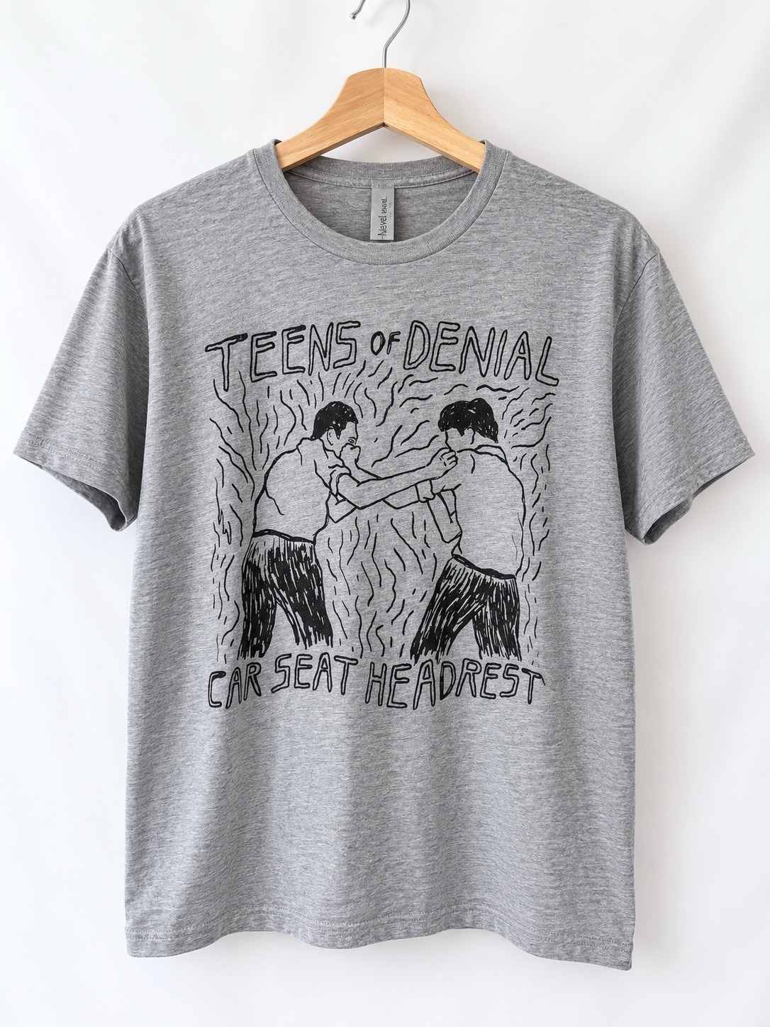 Teens Of Denial Band T Shirt Gray Next Level Large Indie Rock
