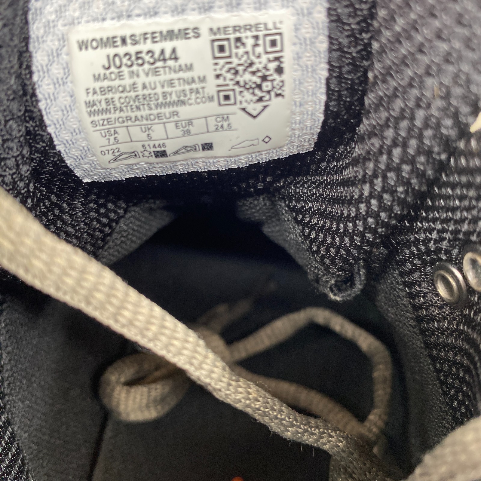 Merrell Siren Traveller 3 Waterproof Hiking Boot Women's Size 7.5 Brown JO35344