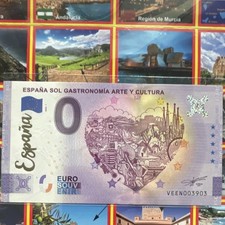 0 Euro Souvenir Schein Spanien España Sol Gastronomía Arte y Cultura VEEN003903