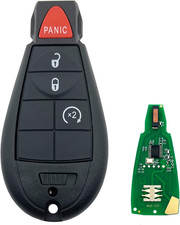 llave de 2009 - 2012 para Dodge Ram 1500 2500 3500 Control remoto SIN corte