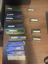 Lot of 75ish random Ram Sticks hynix Samsung Random Sizes As is untested PC3 / L