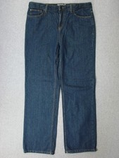 UB01445 NWT CAT  JACK STRAIGHT LEG JEANS YOUTH sz16 HUSKY msr 32"x30" DARK
