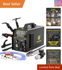 Advanced 7-in-1 Welding Machine: MIG/TIG/Stick/Plasma for Professionals