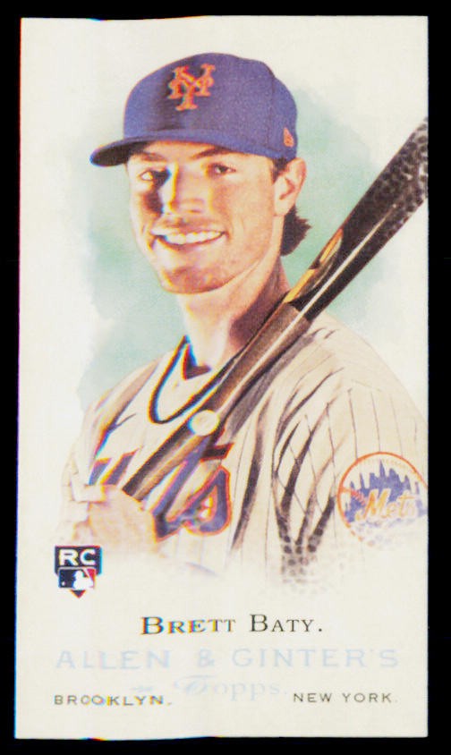 2023 Topps Allen & Ginter Brett Baty RDV-5 Mini Rookie Design Variations