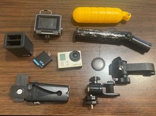 GoPro HERO3 HERO Camera Lot w/ Suction Cup Mount, Chest Harness, Grips Acc