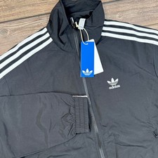 Adidas Mens Track Jacket Size Small Black Firebird TT Originals IT2491 NWT