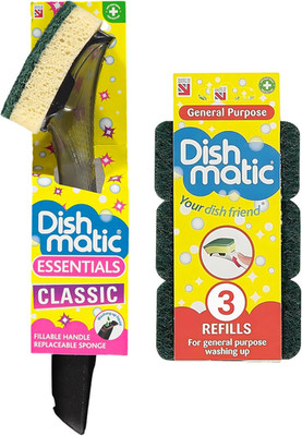 Dish Matic Nachfüller Spülschwämme Seifenspender Zaubergriff mit 3 x schwerem