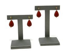 Orecchini a bottone in argento sterling .925, orecchini