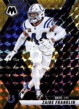 2025 Panini Mosaic Mosaic Choice Black Gold #41 Zaire Franklin 7/8