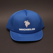 Michelin Foam Back Hat Blue One size Snap Back Cap Vintage 1980s Deadstock