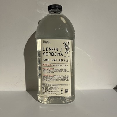 SAVON ELEMENT LEMON VERBENA NO. 08  64Oz. HAND SOAP REFILL MADE W/ESSENTIAL OIL