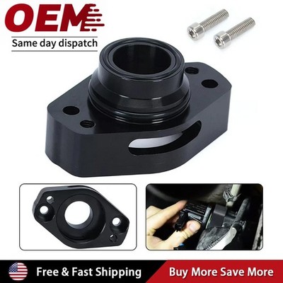 BLACK Turbo Blow Off Valve Adapter BOV For Ford 2016-23 F-150 2.7L 3.5L Ecoboost