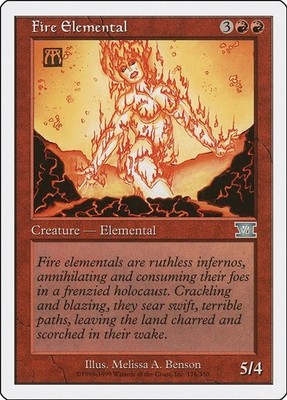 Fire Elemental - 176 - NM - Classic Sixth Edition