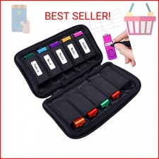 WesData Flash Drive Case, USB Drive Holder, Storage Bag for Thumb Drive, Light W
