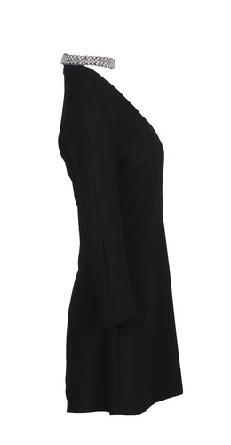 Sandro Paris Women's Dress Size 34 FR / XS V-Neck R20264H - Picture 3 of 10