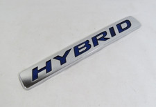 Hybrid Emblem For Honda Civic Crz Rear Trunk Bluechrome Badge Nameplate Logo