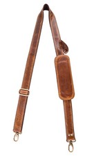 Bag Strap Replacement - Genuine Leather Adjustable Shoulder Strap for Messeng...