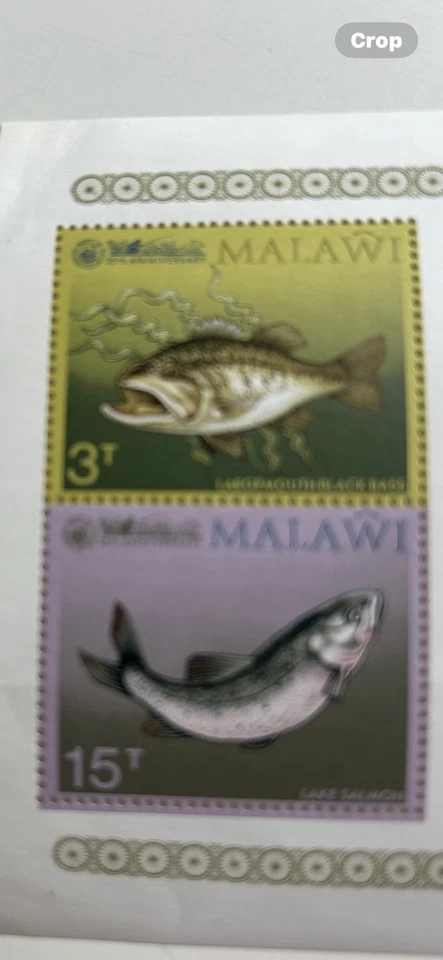 Malawi 35TH anniversary (angling Society Of Malawi) Stamps - Image 2 of 4