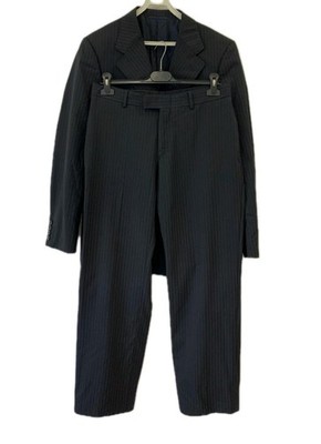 Vtg Gucci Suit Mens IT 48R / US 38R Navy Wool Jacket Trousers Italy 38x28 #88