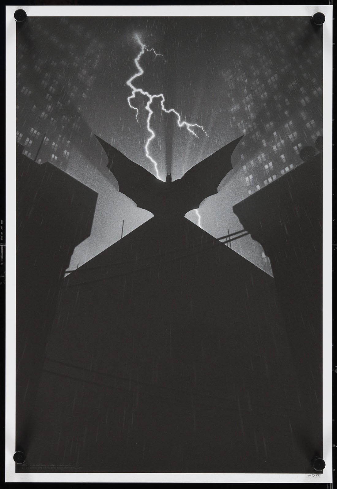 Batman Movie Art Screen Print by Marko Manev 145/175 Poster