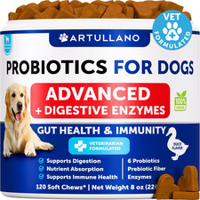 Probiotics for Dogs - Support Gut Health, Itchy Skin, Allergies, Immunity, Yeast