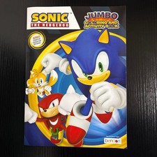 Sonic the Hedgehog Coloring Activity Book 80 Pages English Minor Tear