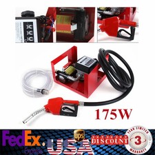 Portable Electric Diesel Fuel Transfer Pump 12V Automatic Nozzle Transfer Pump