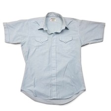 RUDDOCK Western Pearl Snap Shirt Men's XL VTG 80s USA Retro Cowboy Ranchwear