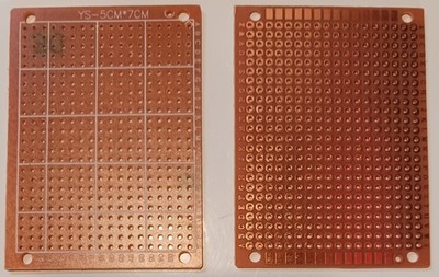 2 prototype circuit boards 7 x 5 cm PCB FREE SHIPPING