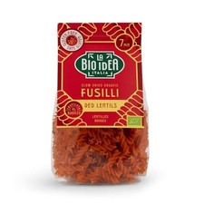 Fusilles de lentilles rouges biologiques sans gluten La Bio Idea - 250 g